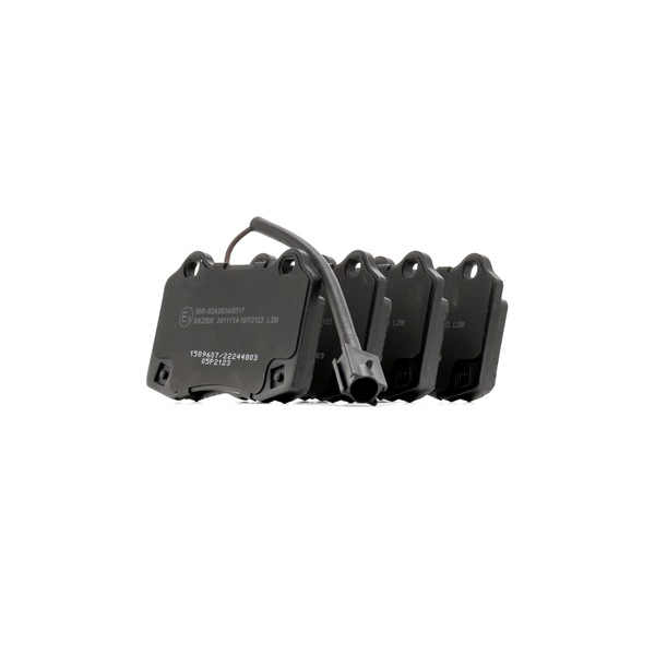 980156007 OE RIDEX Комплект тормозных колодок, дисковый тормоз 402B2121