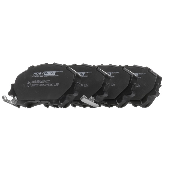 RIDEX PLUS D10604CA0A Bromsbelägg