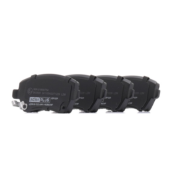 402B0234P RIDEX PLUS D10601HA1A Bremsbeläge