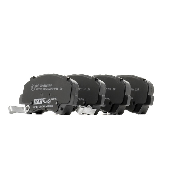 RIDEX PLUS 581011RA00 Jarrupalat, levyjarru 402B0524P