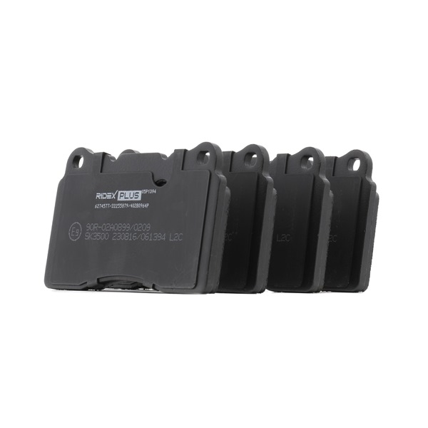 RIDEX PLUS 402B0964P Тормозные колодки дисковые HONDA CIVIC X Наклонная задняя часть (FC_, FK) 2.0 Type-R бензин 306 л.с. 2025