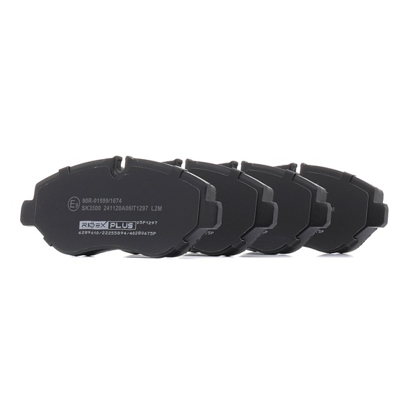 RIDEX PLUS 402B0675P Remblokset IVECO Daily VI Flatbed Vrachtwagen/Chassis eDAILY 35S14E, 42S14E, 42C14E, 50C14E, 72C1E Elektro 190 Pk 2024 kosten