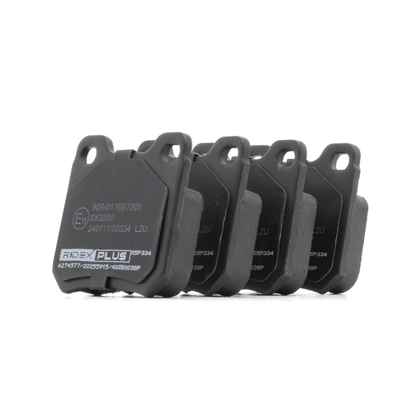 RIDEX PLUS 402B0038P Тормозные колодки дисковые Opel Omega B Caravan 2.6 V6 (F35, M35, P35) бензин 180 л.с. 2002