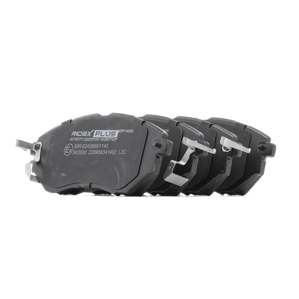 RIDEX PLUS 402B0742P Kaladėlės SUBARU Impreza III Hatchback (GR, GH, G3) 2.0 AWD (GRB) benzinas 309 AG 2009