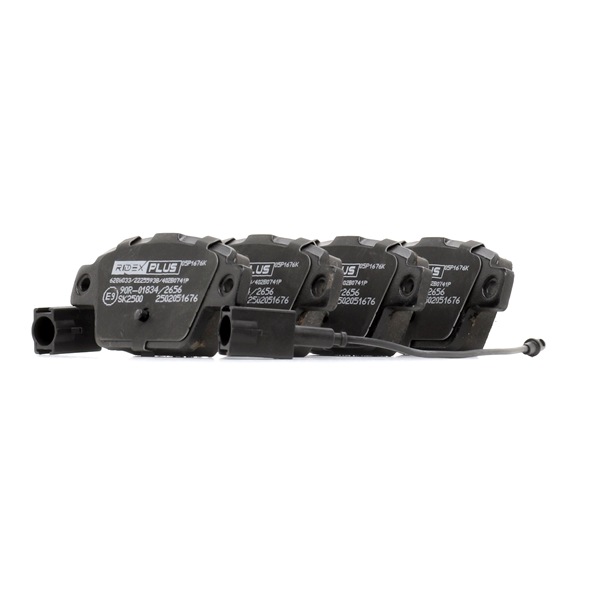 RIDEX PLUS 402B0741P Тормозные колодки дисковые IVECO DAILY VI c бортовой платформой/ходовая часть 33S14, 35S14, 35C14 Дизель 136 л.с. 2019
