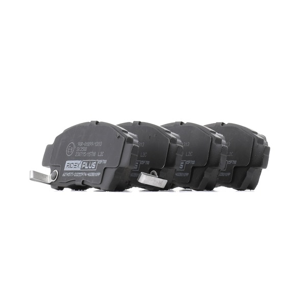 Brake pad set RIDEX PLUS 402B0109P suitable for TOYOTA at cheap price