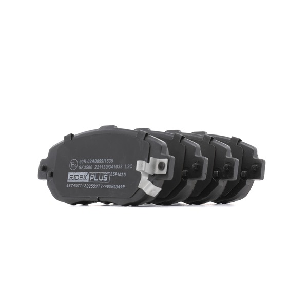 0446522310 OE RIDEX PLUS Zavorne ploščice 402B0349P