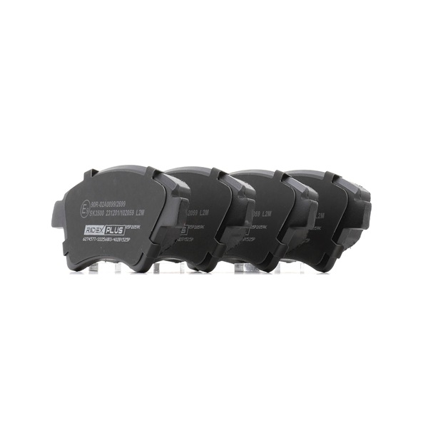 RIDEX PLUS 402B1525P Тормозные колодки дисковые RENAULT MEGANE II Coupé-Cabriolet (EM0/1_) 2.0 (EM0S) бензин 139 л.с. 2004
