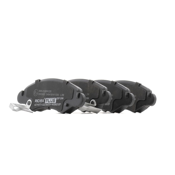 RIDEX PLUS 402B0212P Komplet zavornih oblog, ploscne (kolutne) zavore Opel Agila h00 1.0 12V (F68) Bencin 58 km 2004