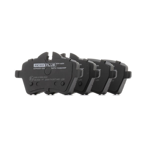 RIDEX PLUS 402B0488P Bremsbelag MINI Paceman (R61) 1.6 Cooper ALL4 Benzin 122 PS 2016