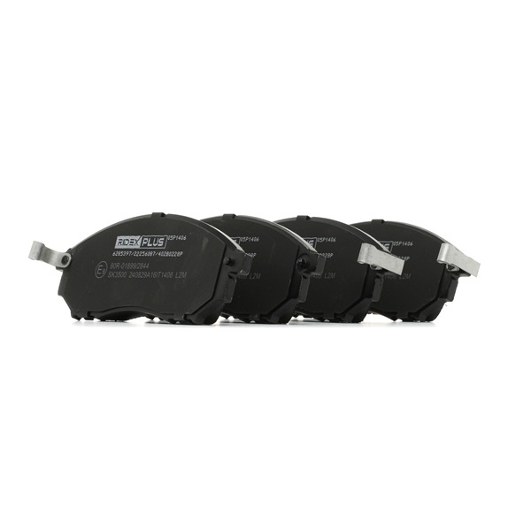 RIDEX PLUS 402B0228P Bremsebelegg Nissan D40 2.5 Bensin 152 hk 2018 pris