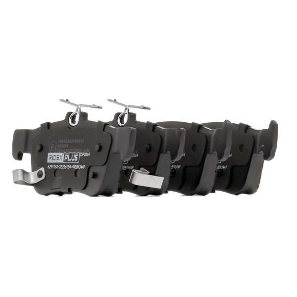 RIDEX PLUS 402B1344P Тормозные колодки дисковые HONDA CIVIC X Наклонная задняя часть (FC_, FK) 2.0 Type-R бензин 306 л.с. 2022