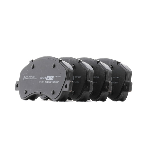 RIDEX PLUS 402B0283P Bremsebelegg VW Amarok Flatvogn lastebil / Chassis (S1B, S6B, S7B) 2.0 TDI Diesel 163 hk 2012 pris