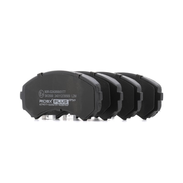 RIDEX PLUS 402B0186P Тормозные колодки дисковые MITSUBISHI PAJERO 3 (V7W, 56W) 2.5 TDi 4WD Дизель 133 л.с. 2005