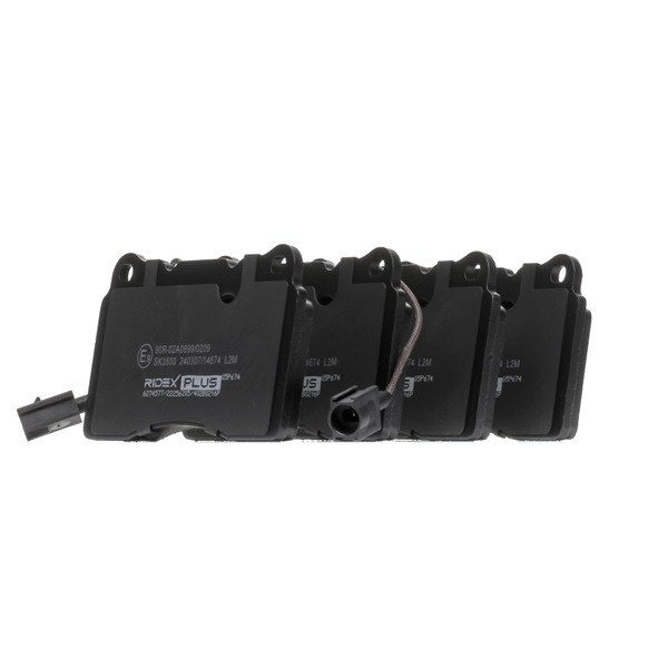 77364265 OE RIDEX PLUS Brake pad set 402B0216P
