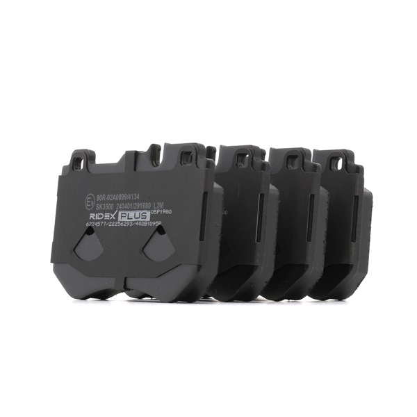 RIDEX PLUS 402B1095P Тормозные колодки дисковые MERCEDES-BENZ C-CLASS купе (C205) C 200 2.0 (205.342) бензин 184 л.с. 2016