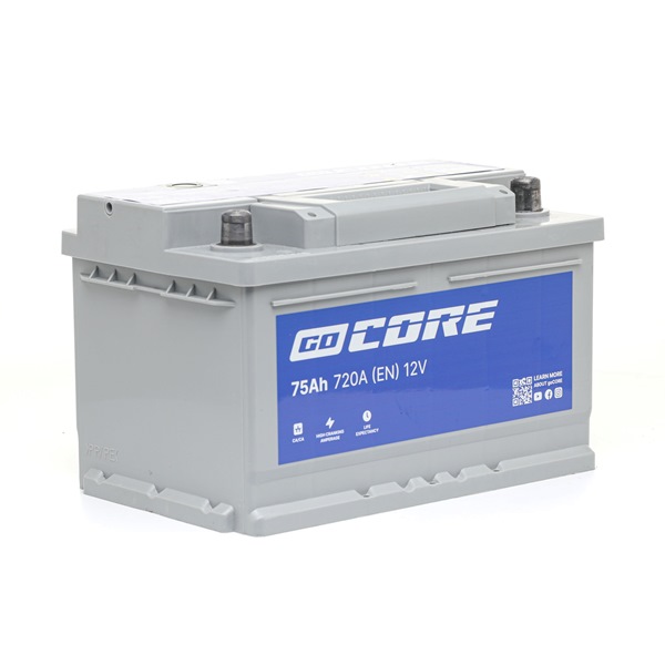 GCA0022 75 Ah Car battery 12V 75Ah 720A B13 Lead-acid battery, with handles