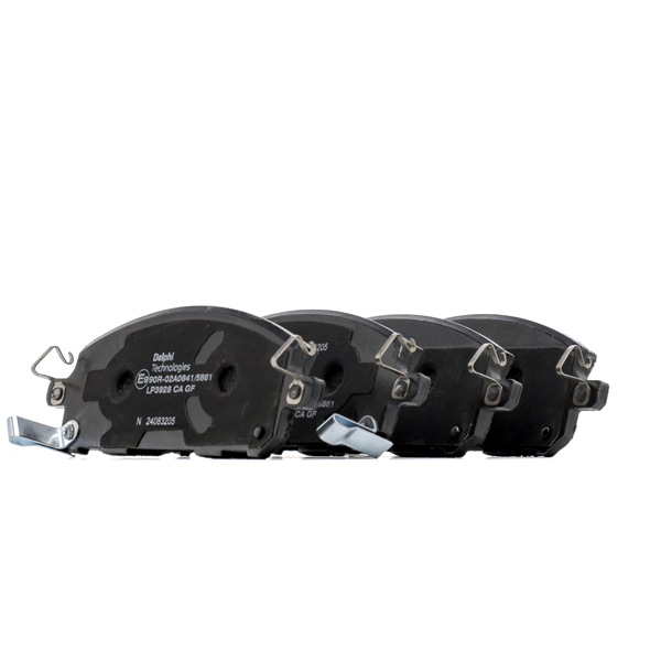 LP3928 DELPHI Pastillas de freno NISSAN QASHQAI