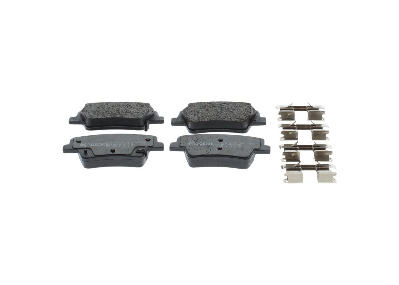 BOSCH 58302S1A70 Jarrupalat, levyjarru 0 986 460 151