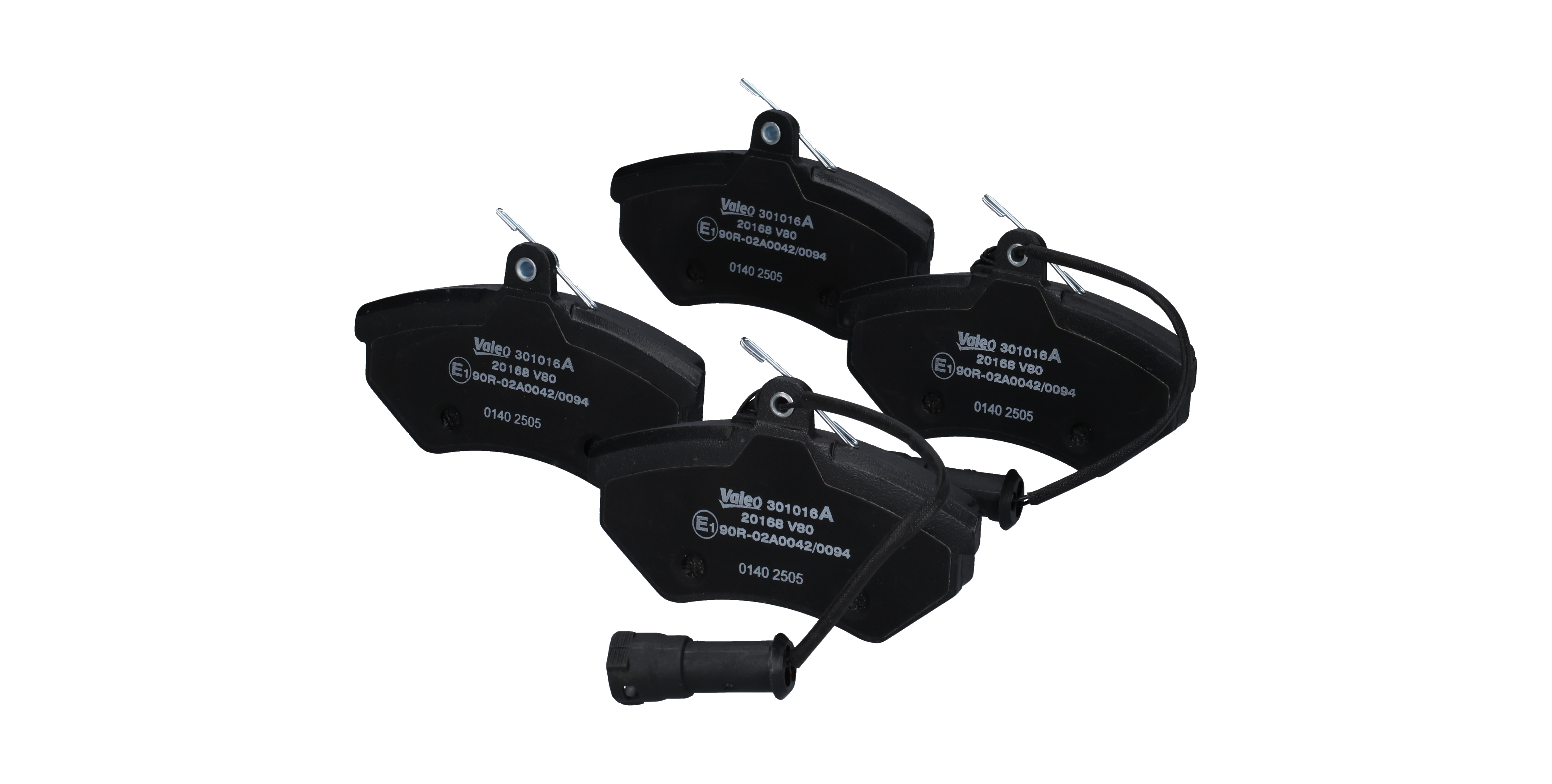 Juego de pastillas de freno 859698151 VALEO 301016A