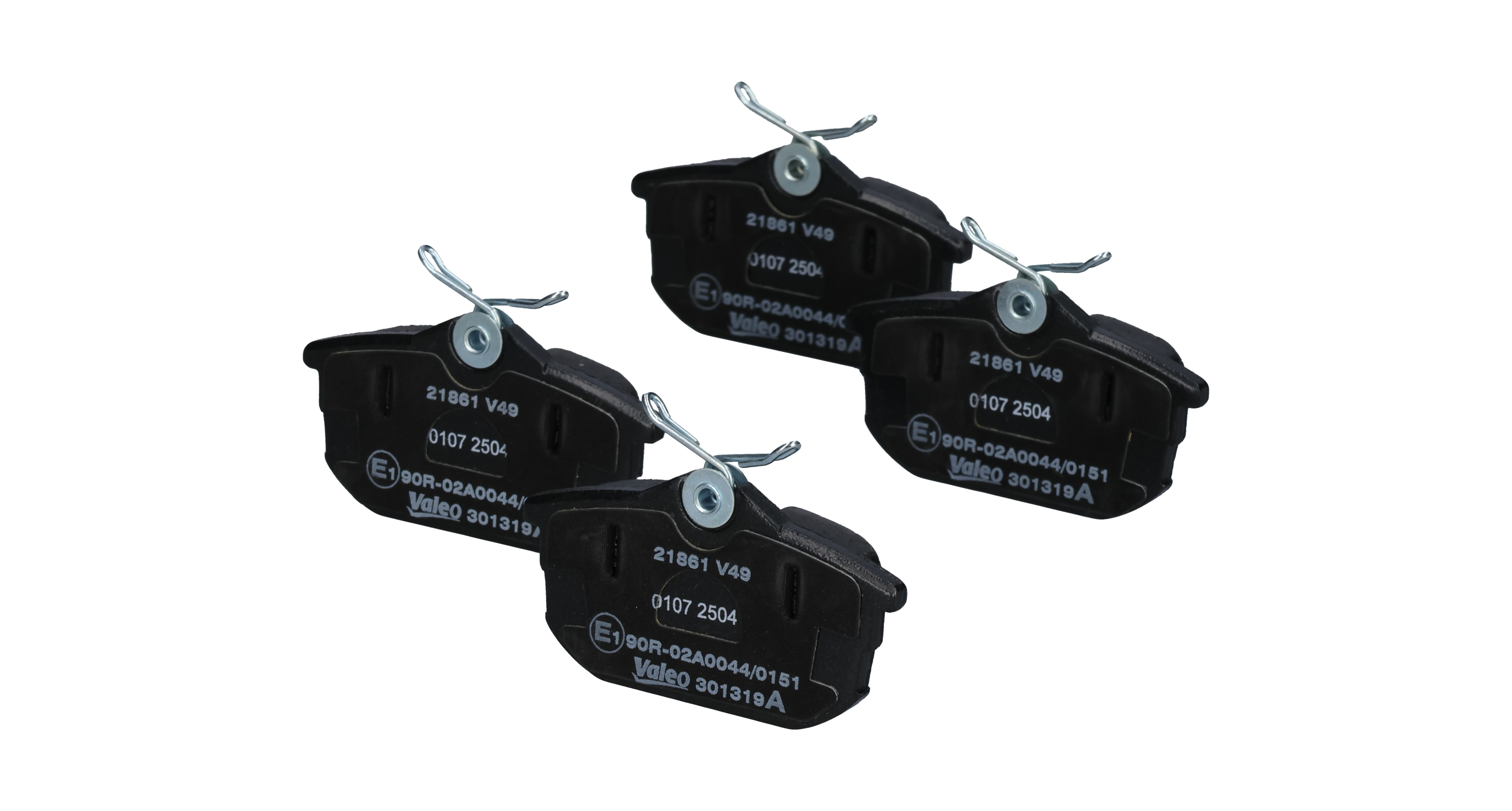 33456781 OE VALEO Brake pad set 301319A