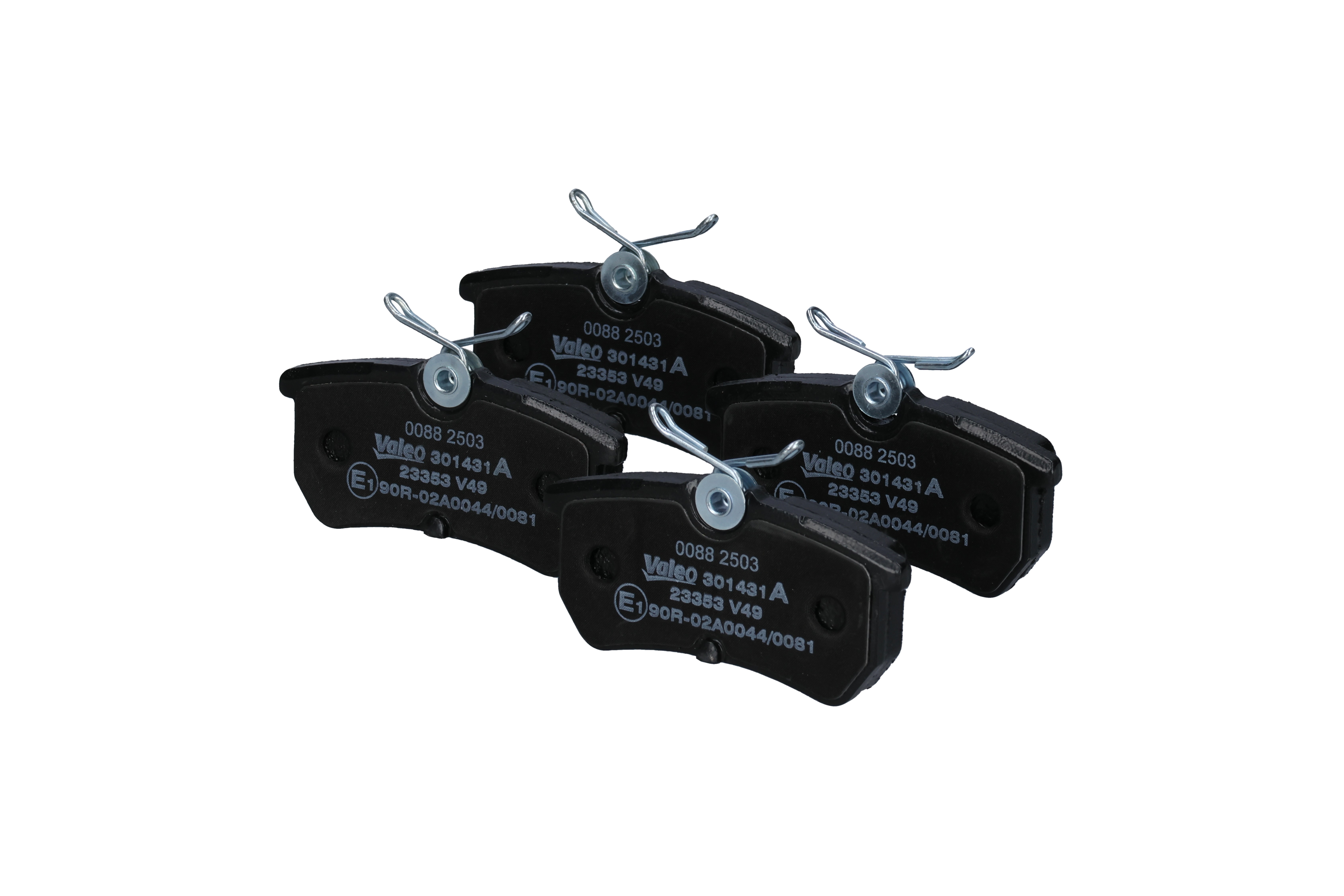 VALEO 301431A Remblokset Ford Fiesta Mk6 Van 1.5 TDCi Diesel 75 Pk 2015 kosten