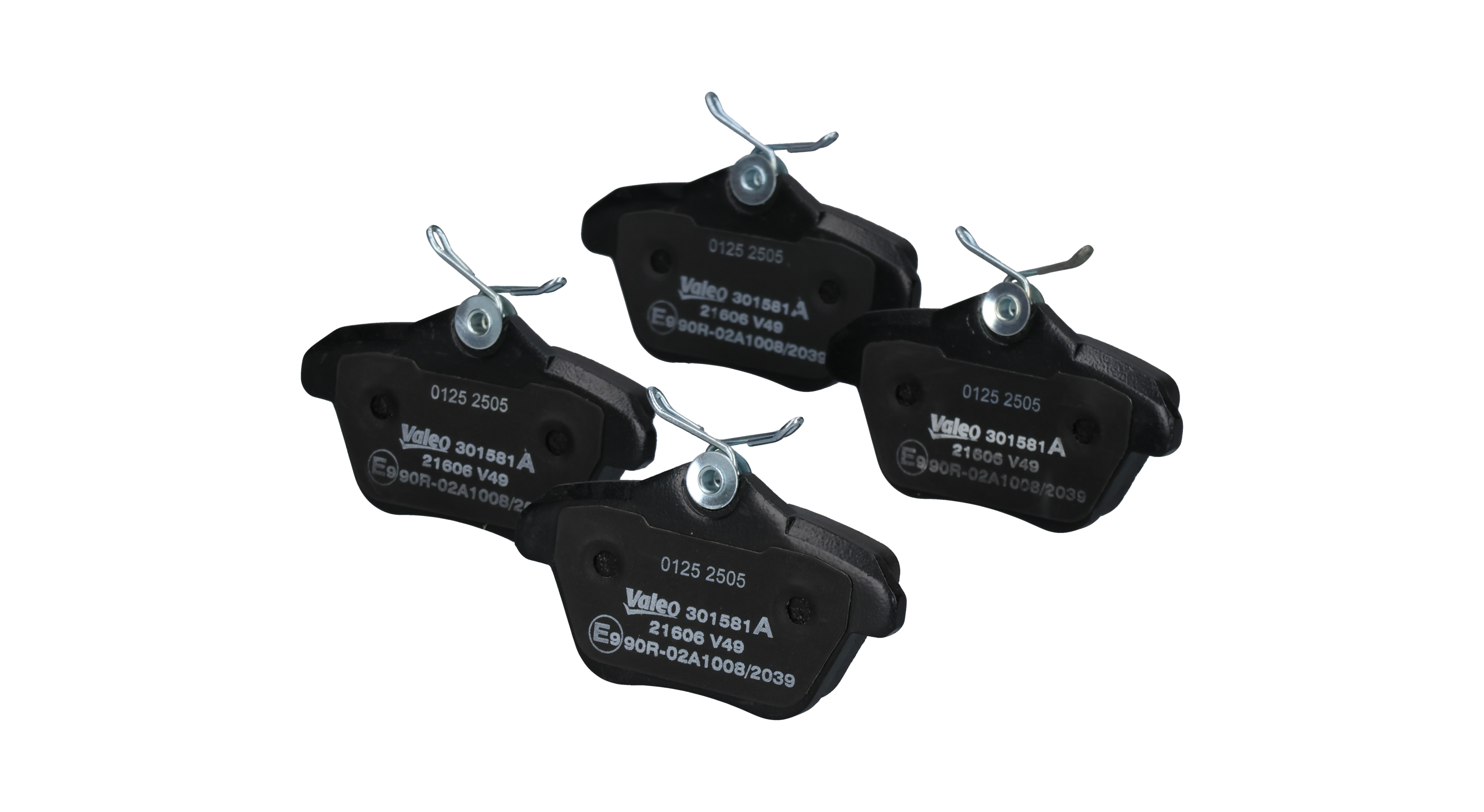 71712910 OE VALEO Комплект тормозных колодок, дисковый тормоз 301581A