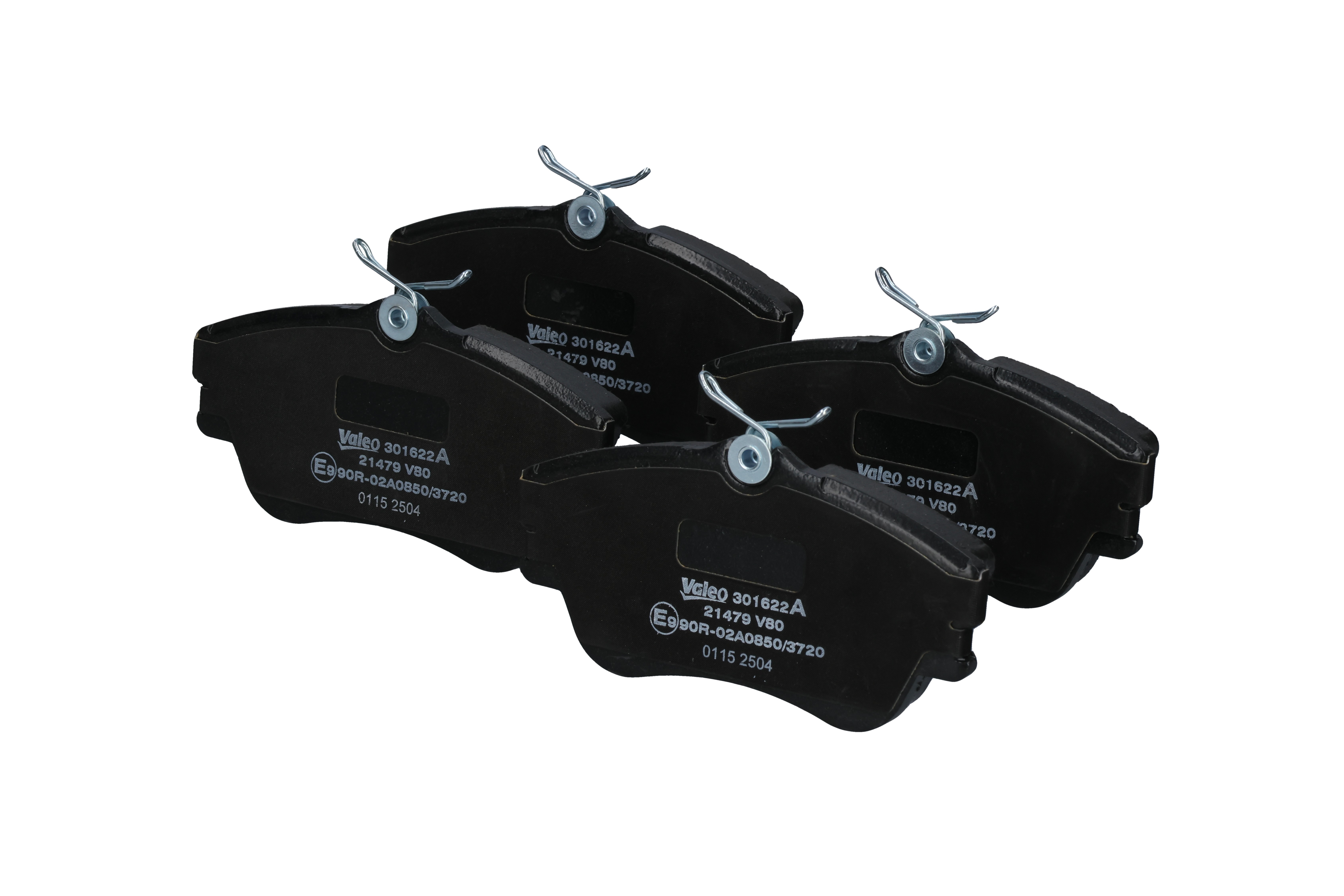 701698151E OE VALEO Комплект тормозных колодок, дисковый тормоз 301622A