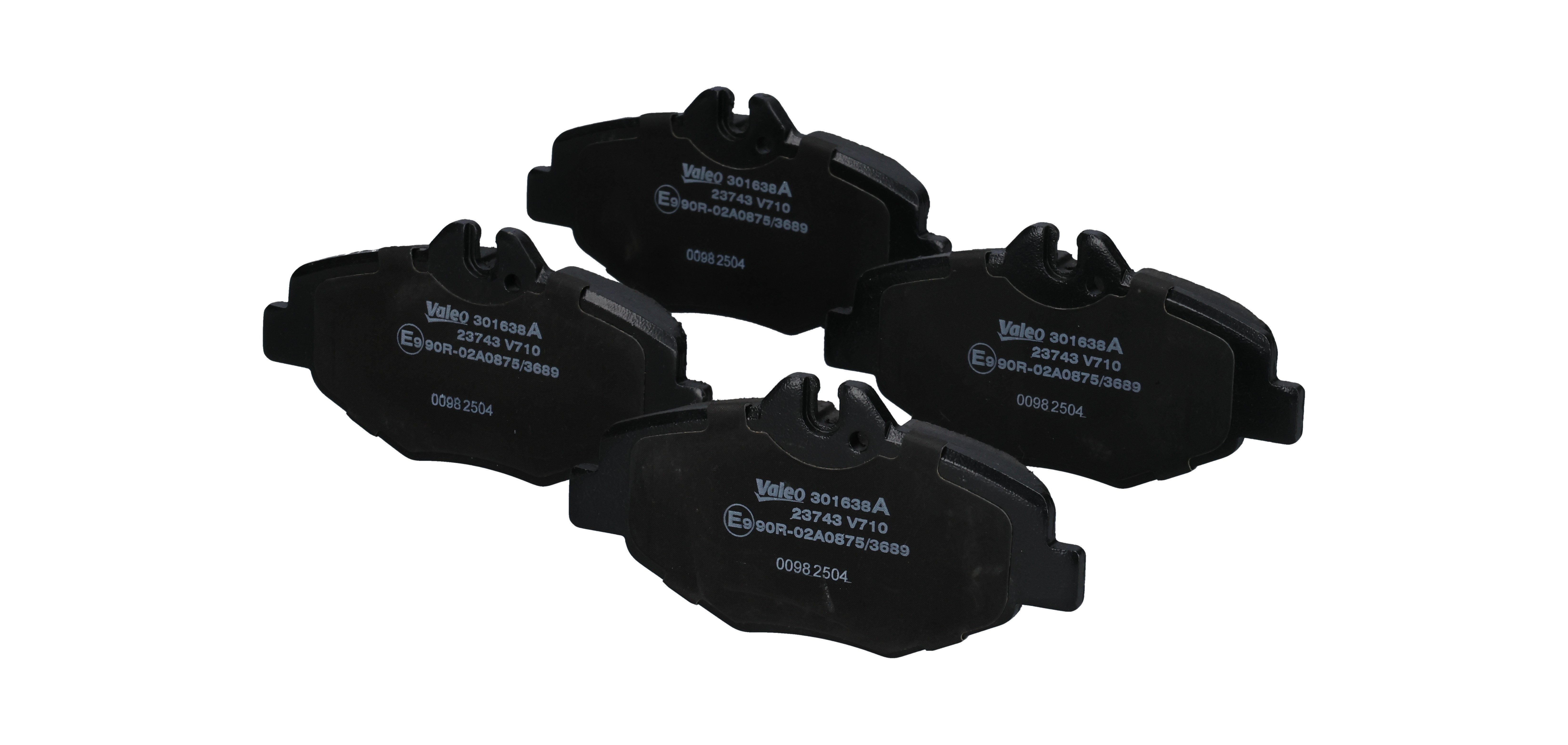 VALEO 34206520 Jarrupalat, levyjarru 301638A