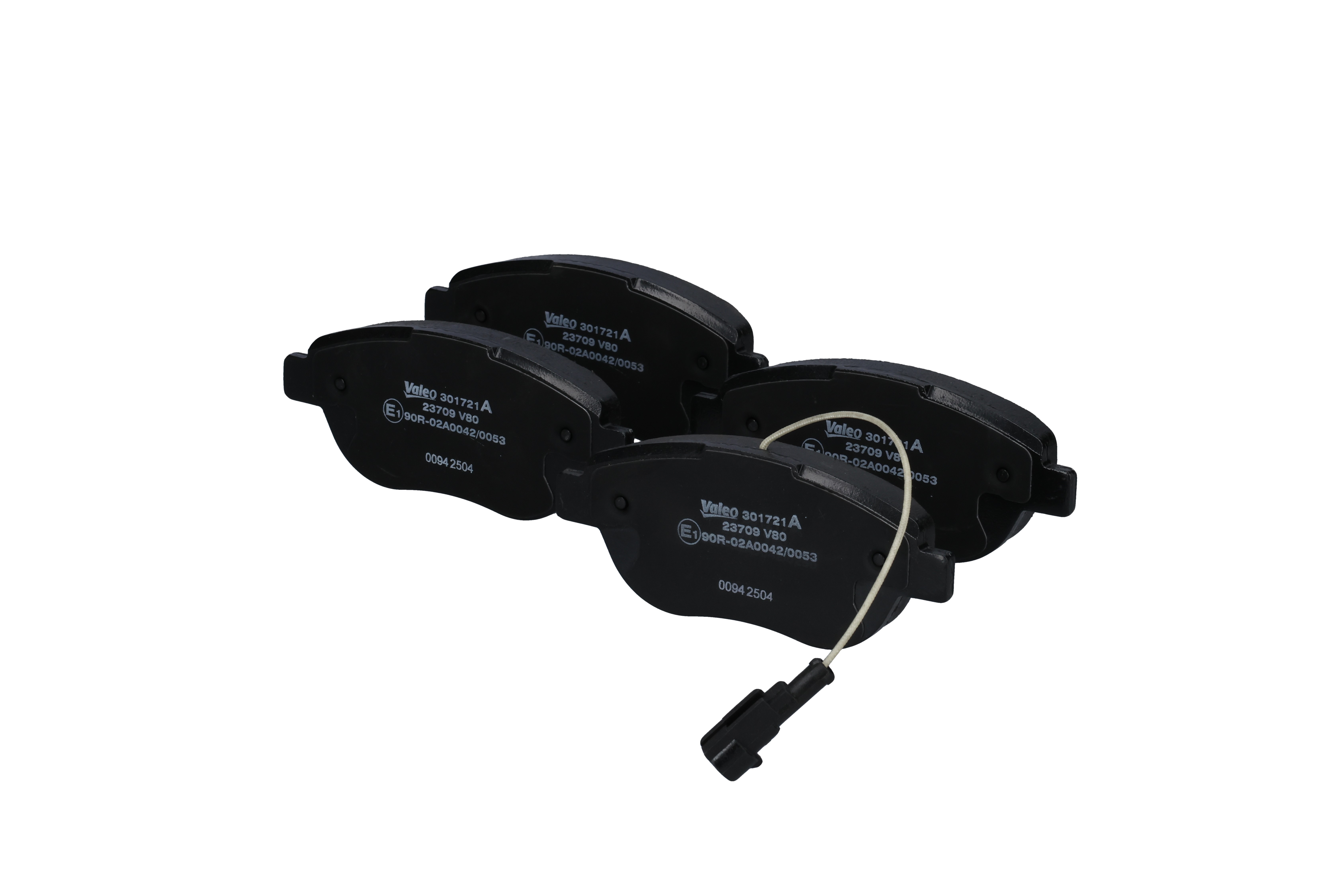 77362710 OE VALEO Комплект тормозных колодок, дисковый тормоз 301721A