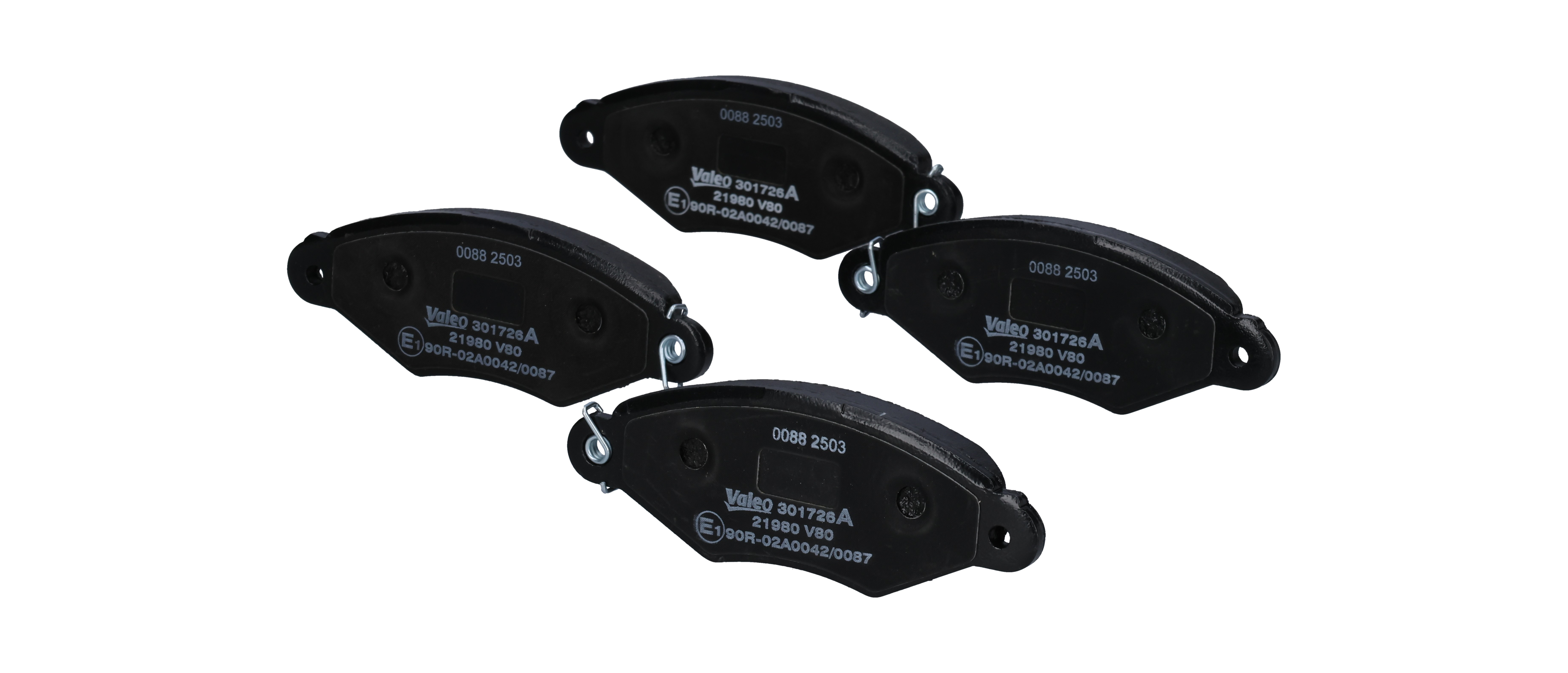 VALEO 301726A Тормозные колодки дисковые Renault Kangoo kc01 1.0 бензин 70 л.с. 2005