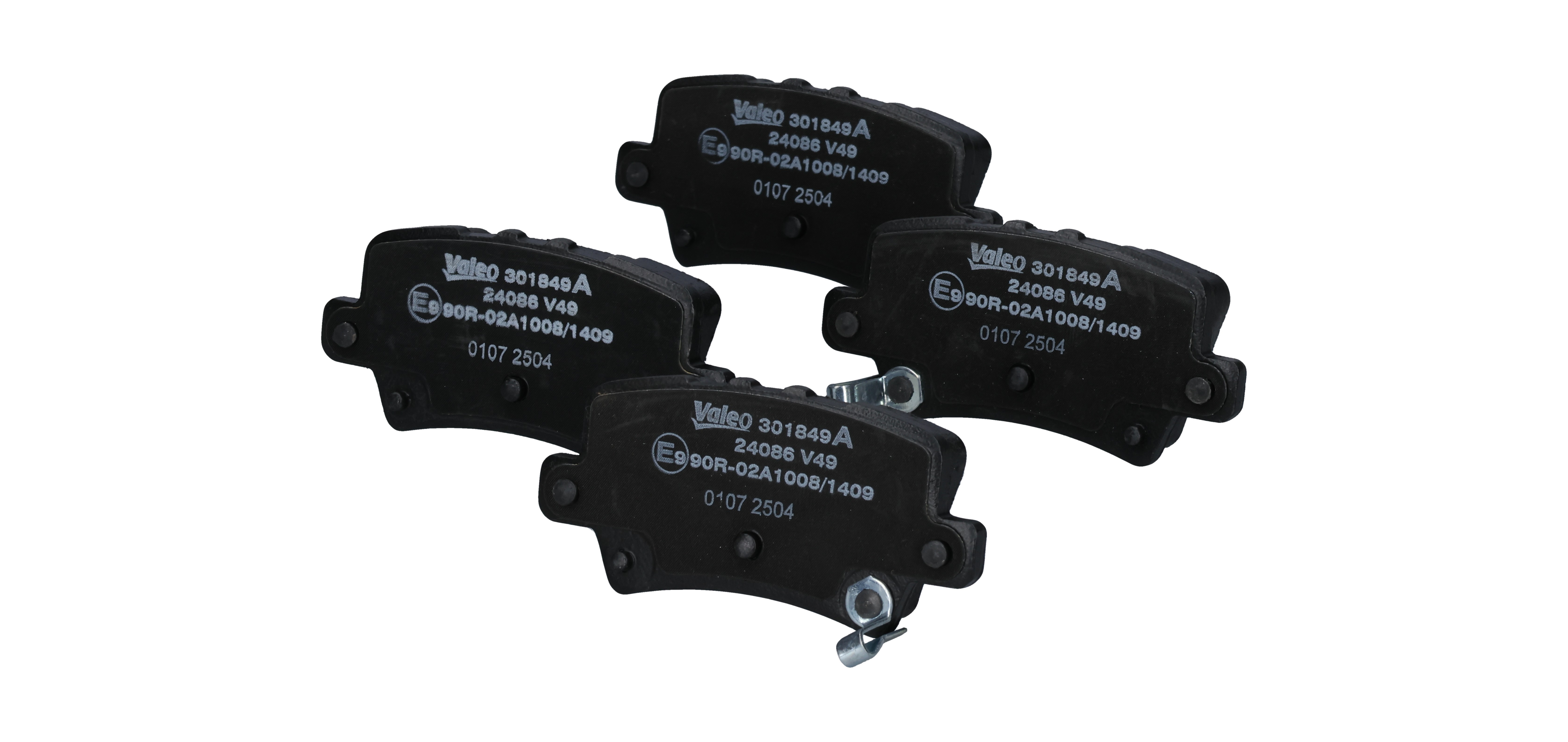 43022SMGE00 OE VALEO Plaquettes de frein 301849A