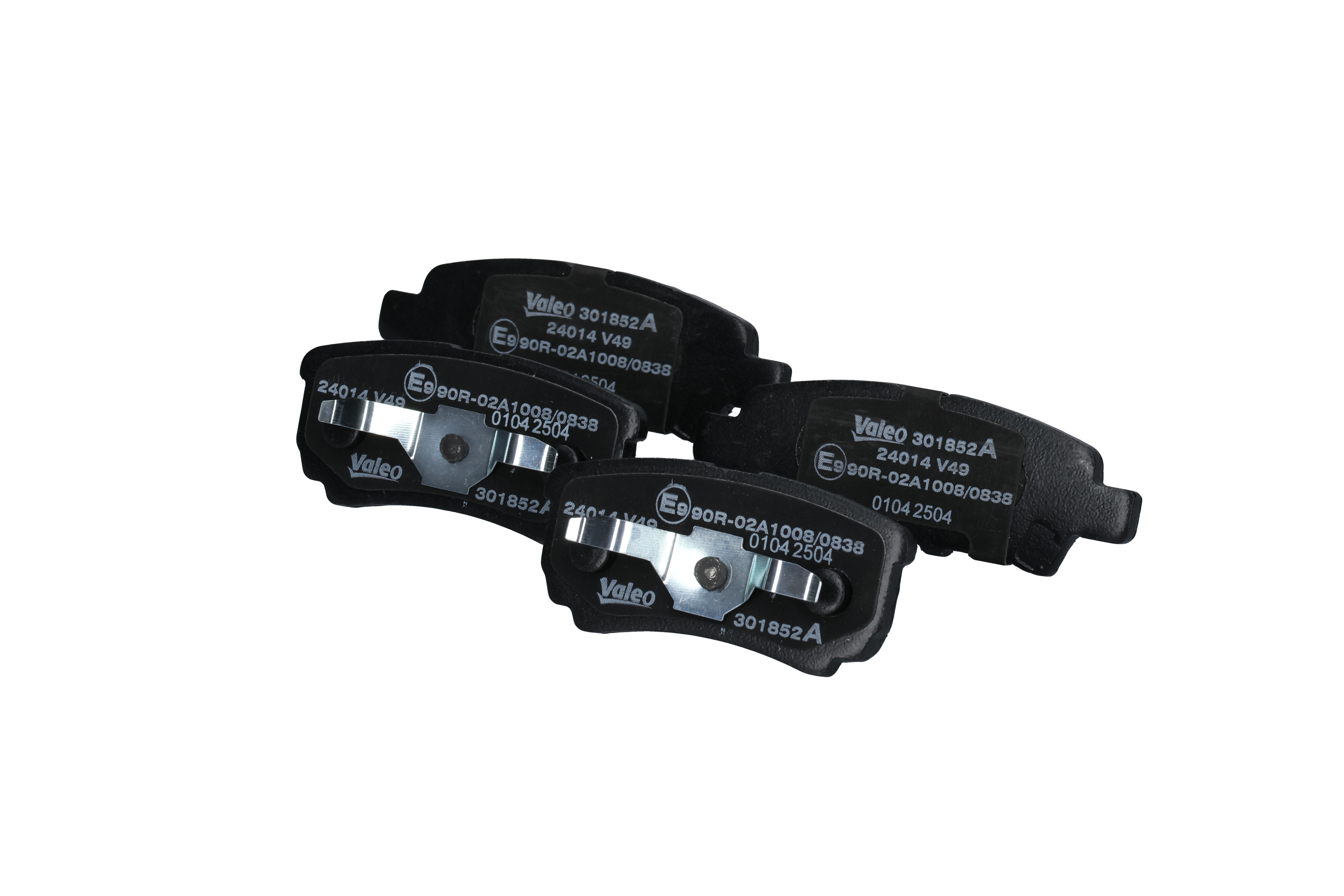 5191271AB OE VALEO Комплект тормозных колодок, дисковый тормоз 301852A