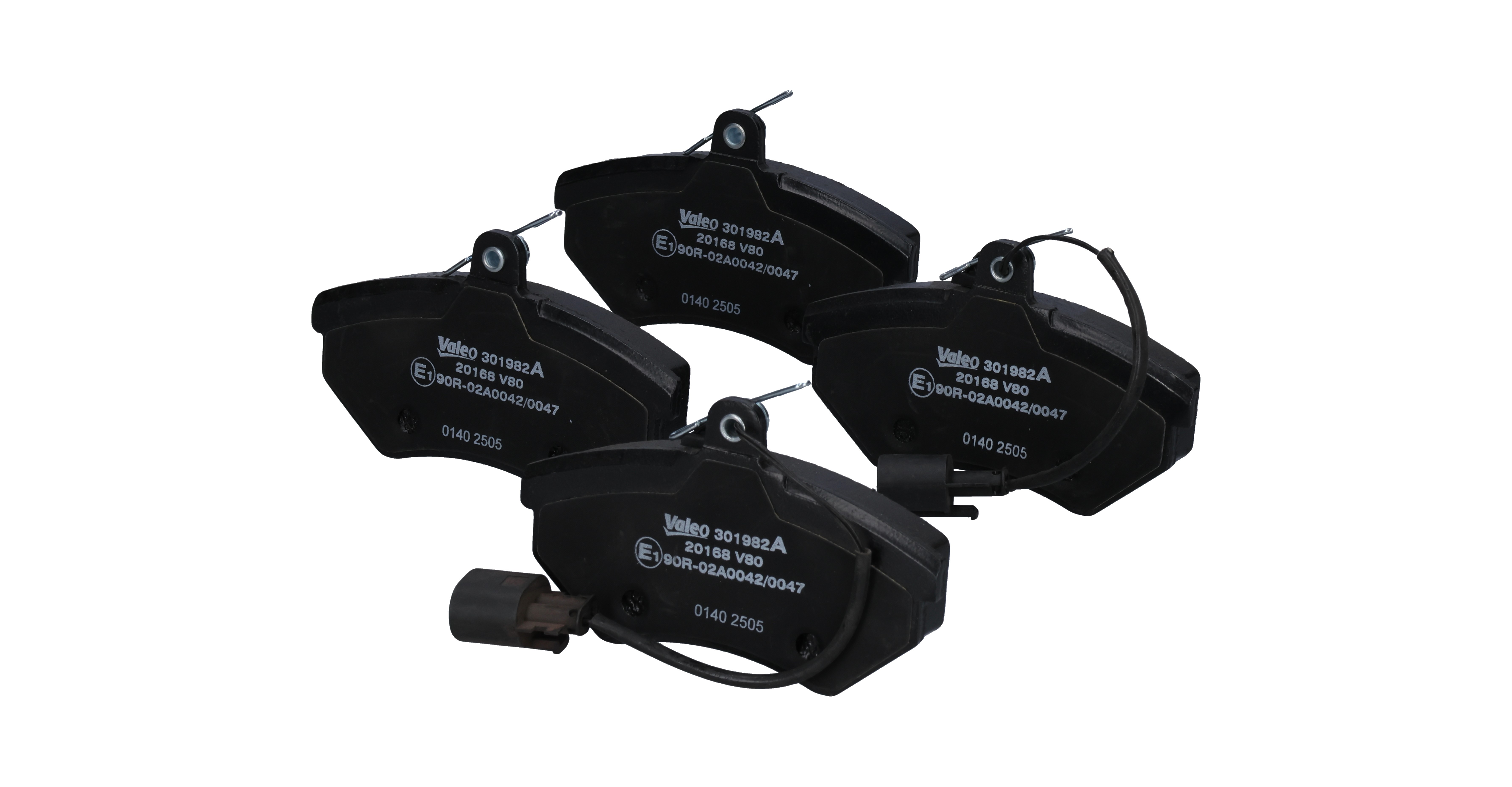 Juego de pastillas de freno 357698151C VALEO 301982A