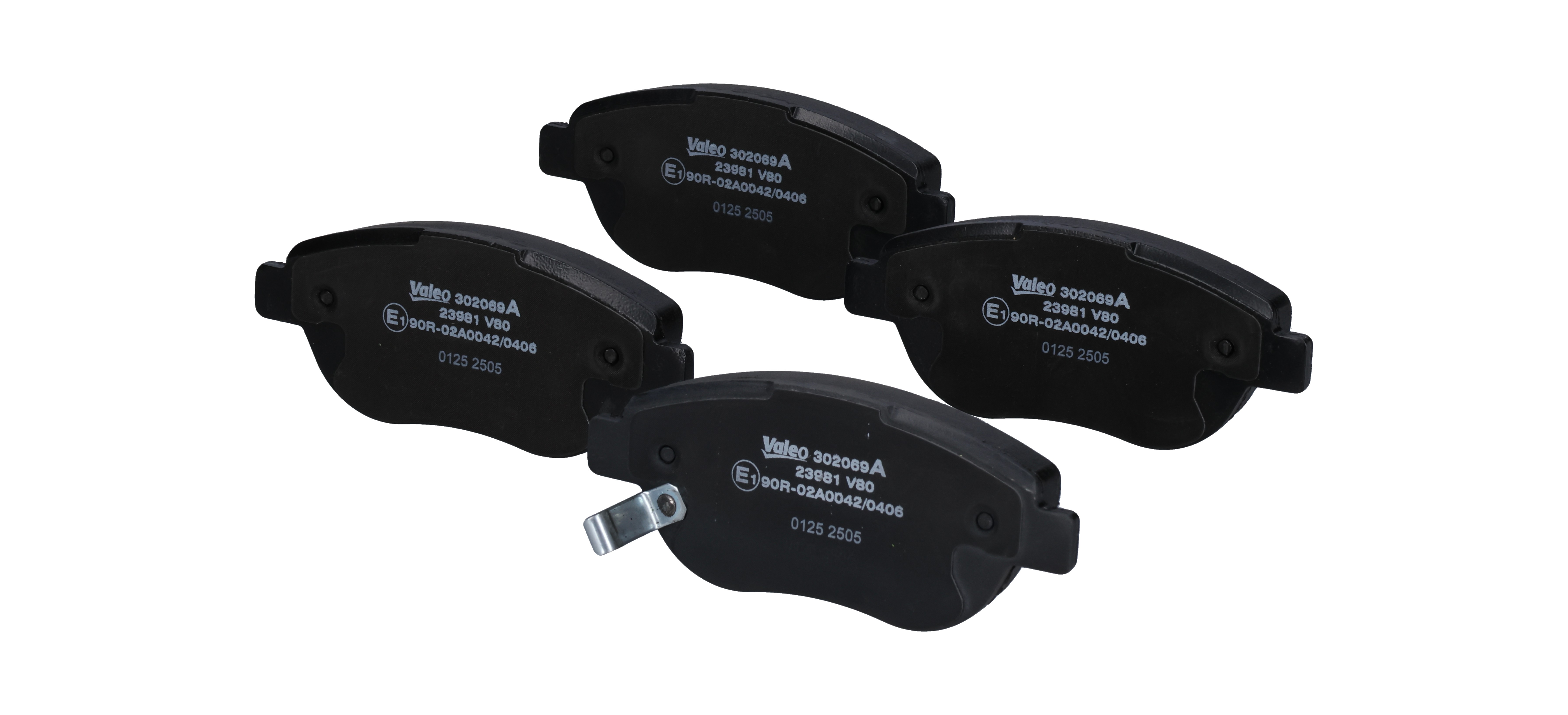 VALEO 93189816 Jarrupalat, levyjarru 302069A