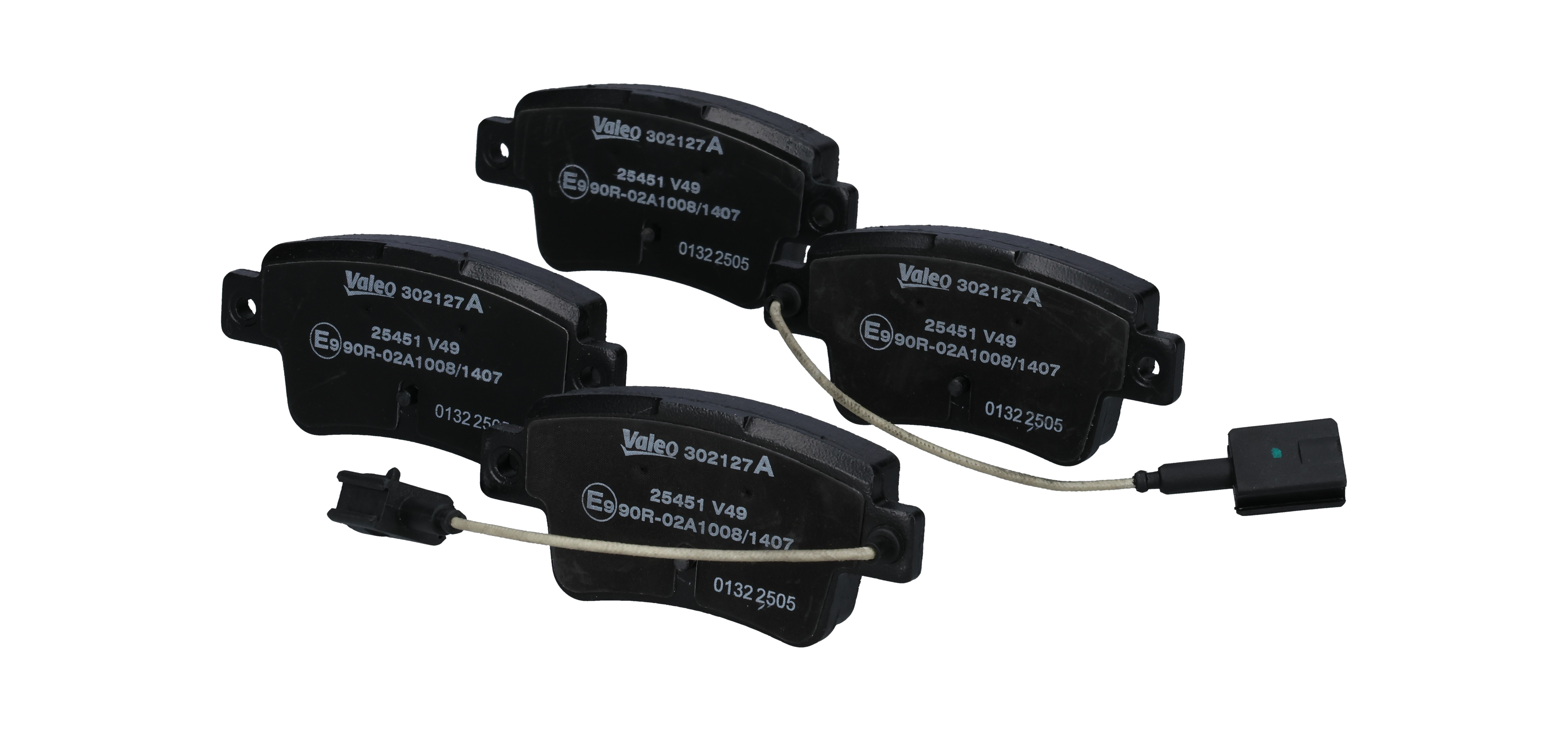 VALEO 302127A Plaquette de frein Grande Punto (199_) 1.4 (199.AXN1B) Essence 155 CV 2009