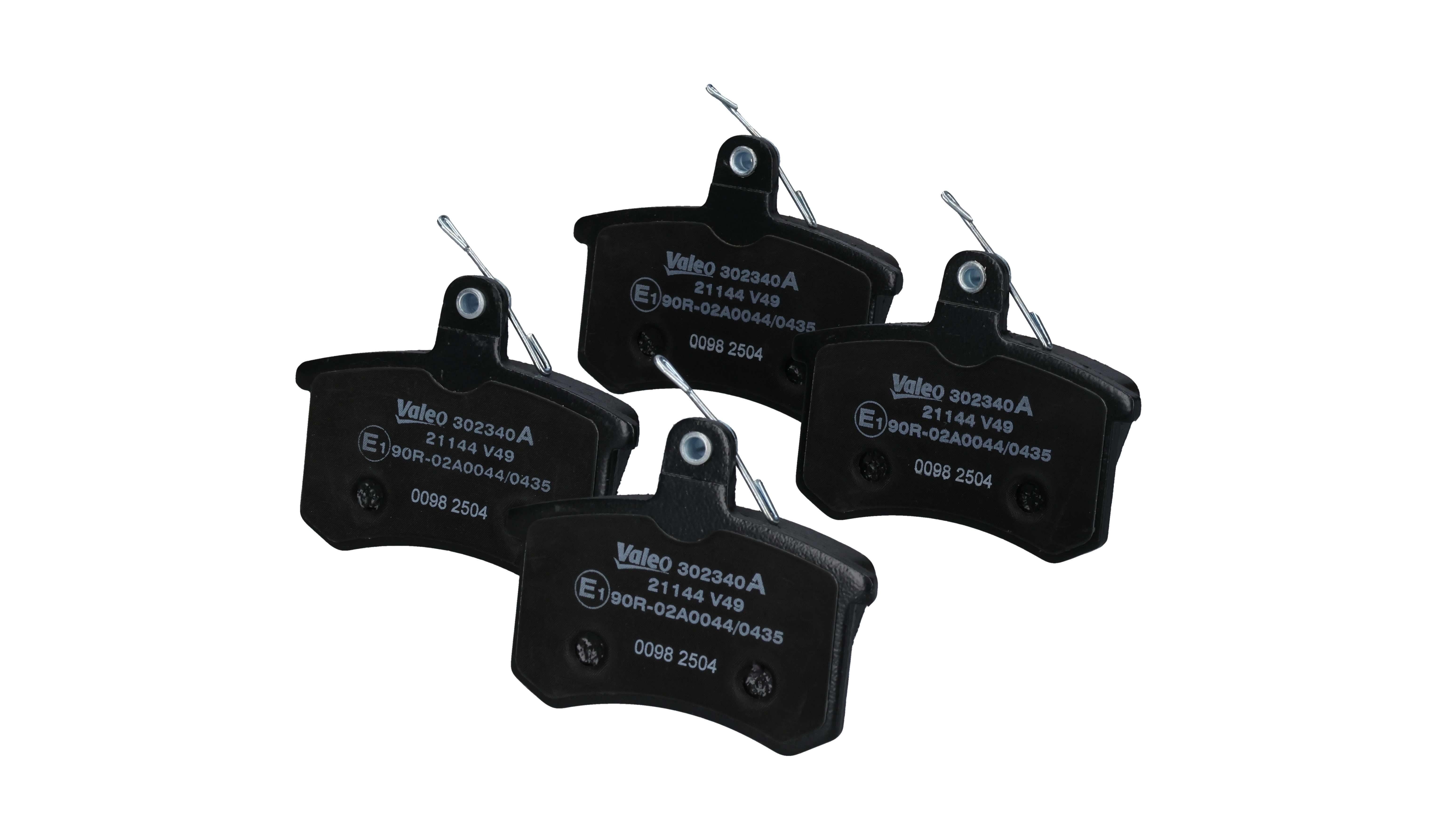 71770988 OE VALEO Комплект тормозных колодок, дисковый тормоз 302340A