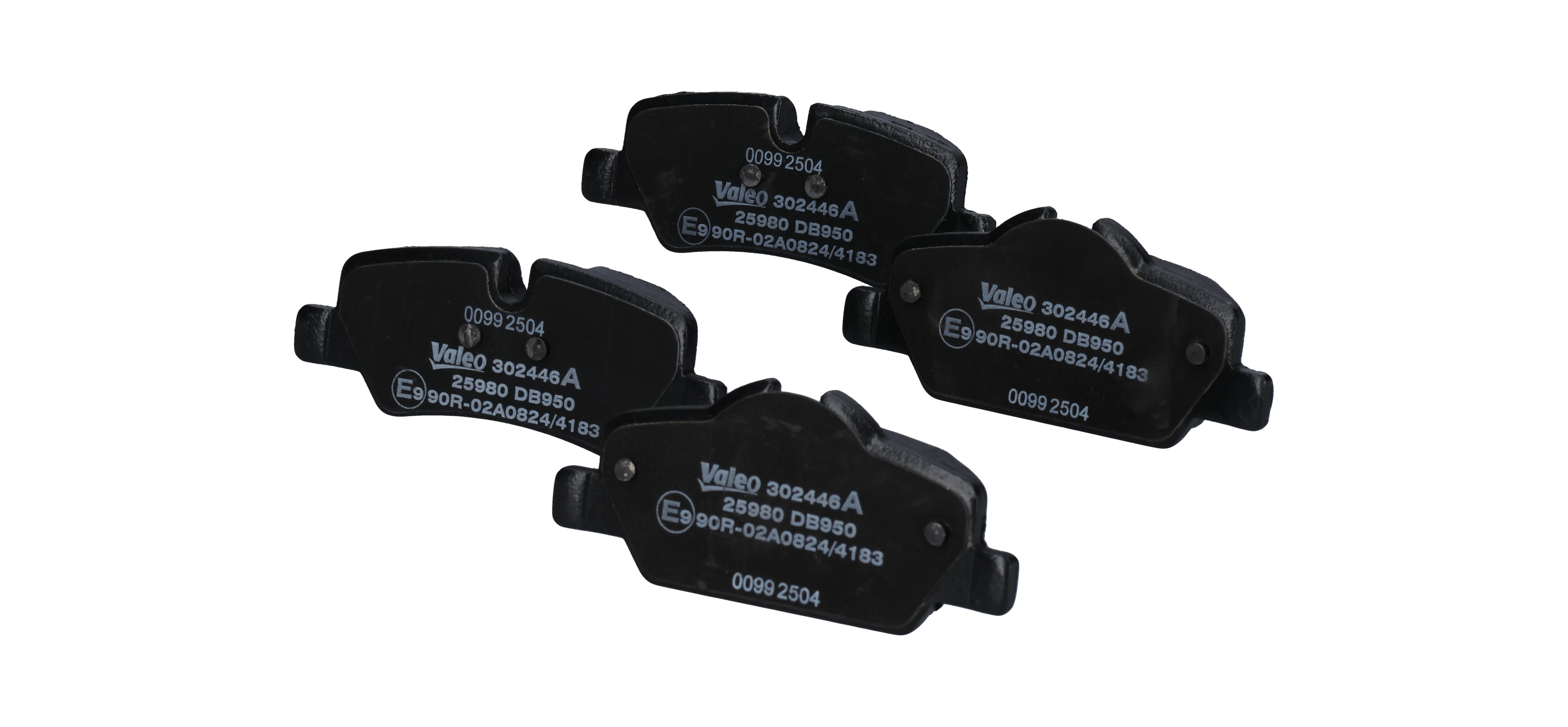 VALEO 34216871299 Jarrupalat, levyjarru 302446A