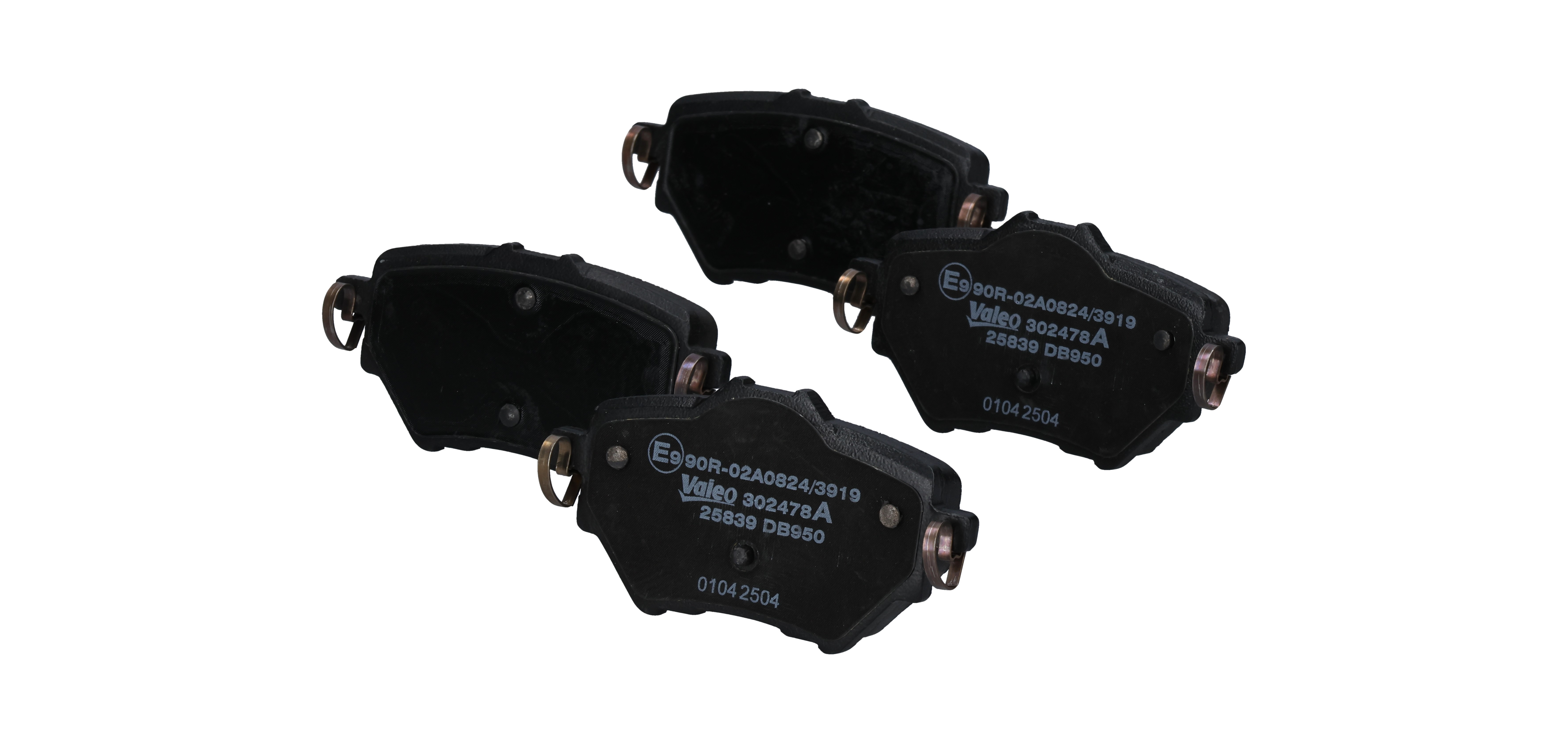 VALEO Pastilhas de travão 302478A