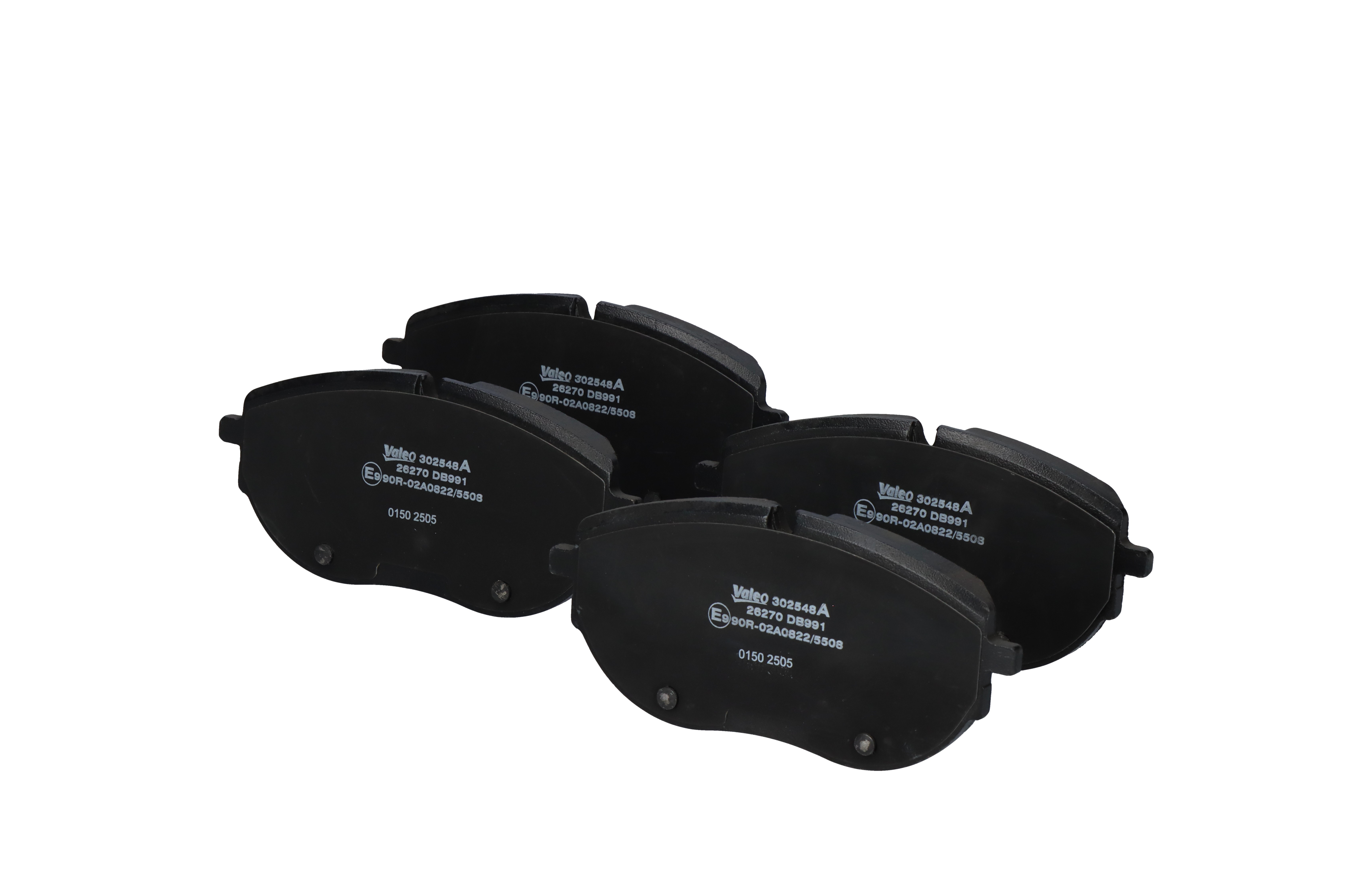 7LA698151C OE VALEO Brake pad set 302548A
