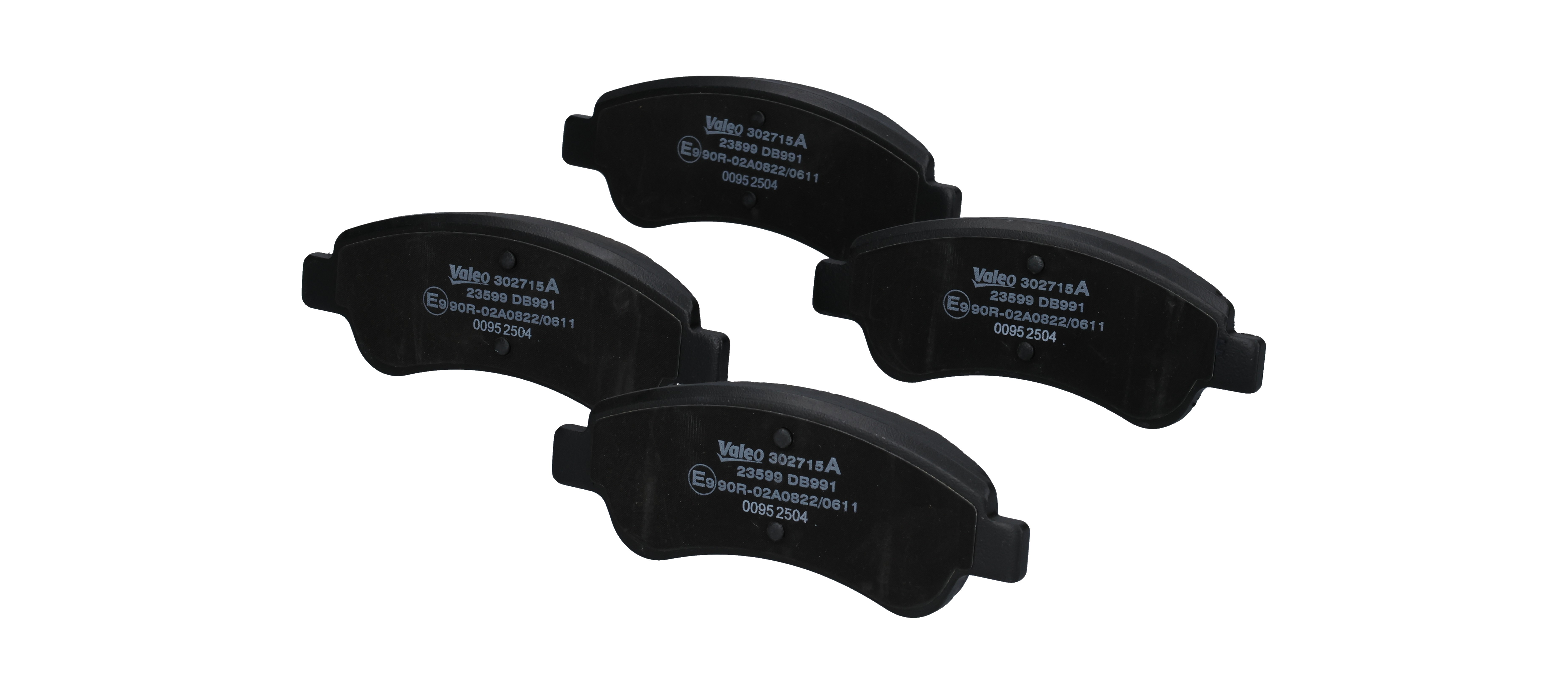 VALEO 302715A Takajarrupalat ja etujarrupalat ë-C3 IV 1.2 PureTech 100 (CCHPV4) Bensiini 101 hv 2025