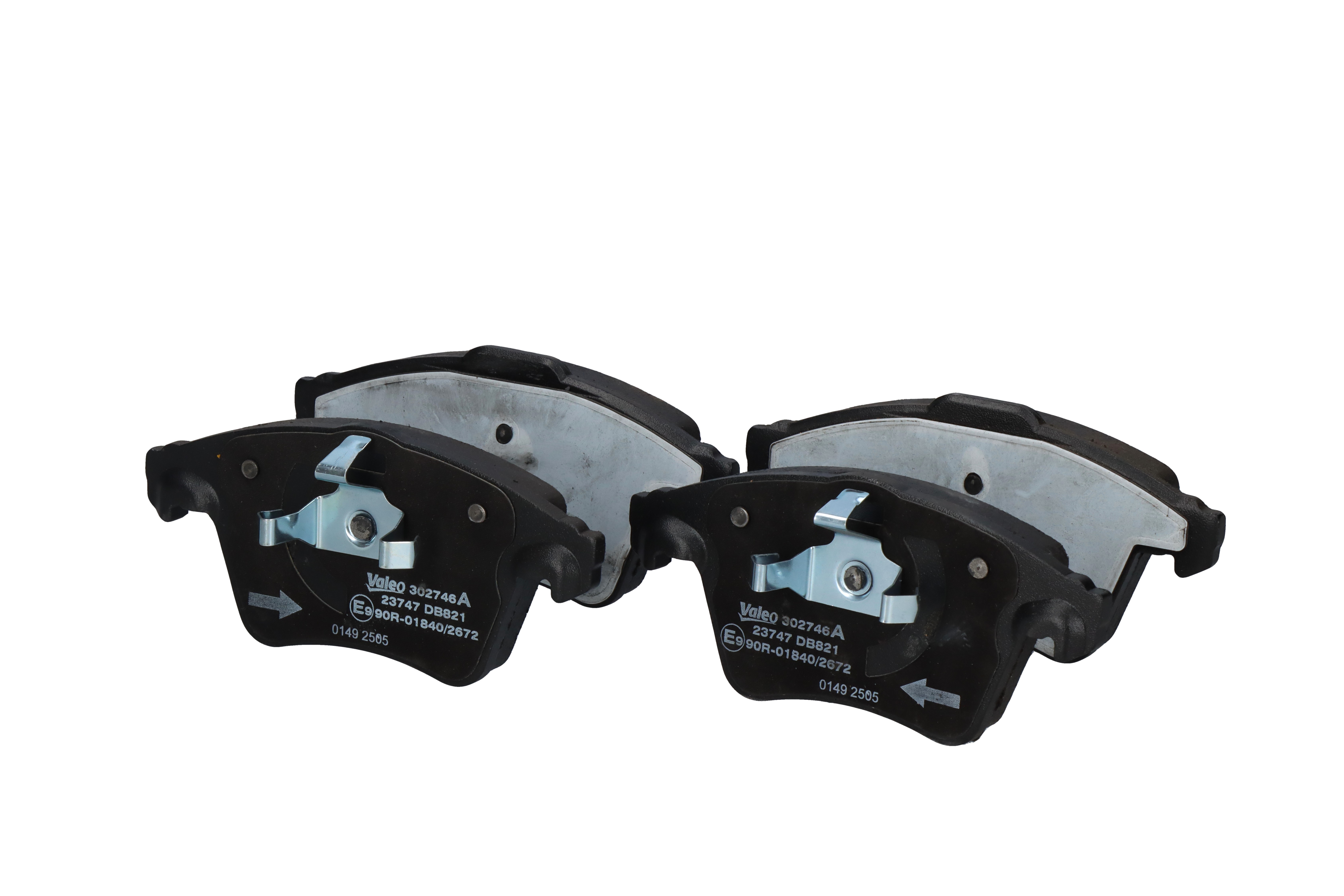 7H0698151F OE VALEO Brake pad set 302746A