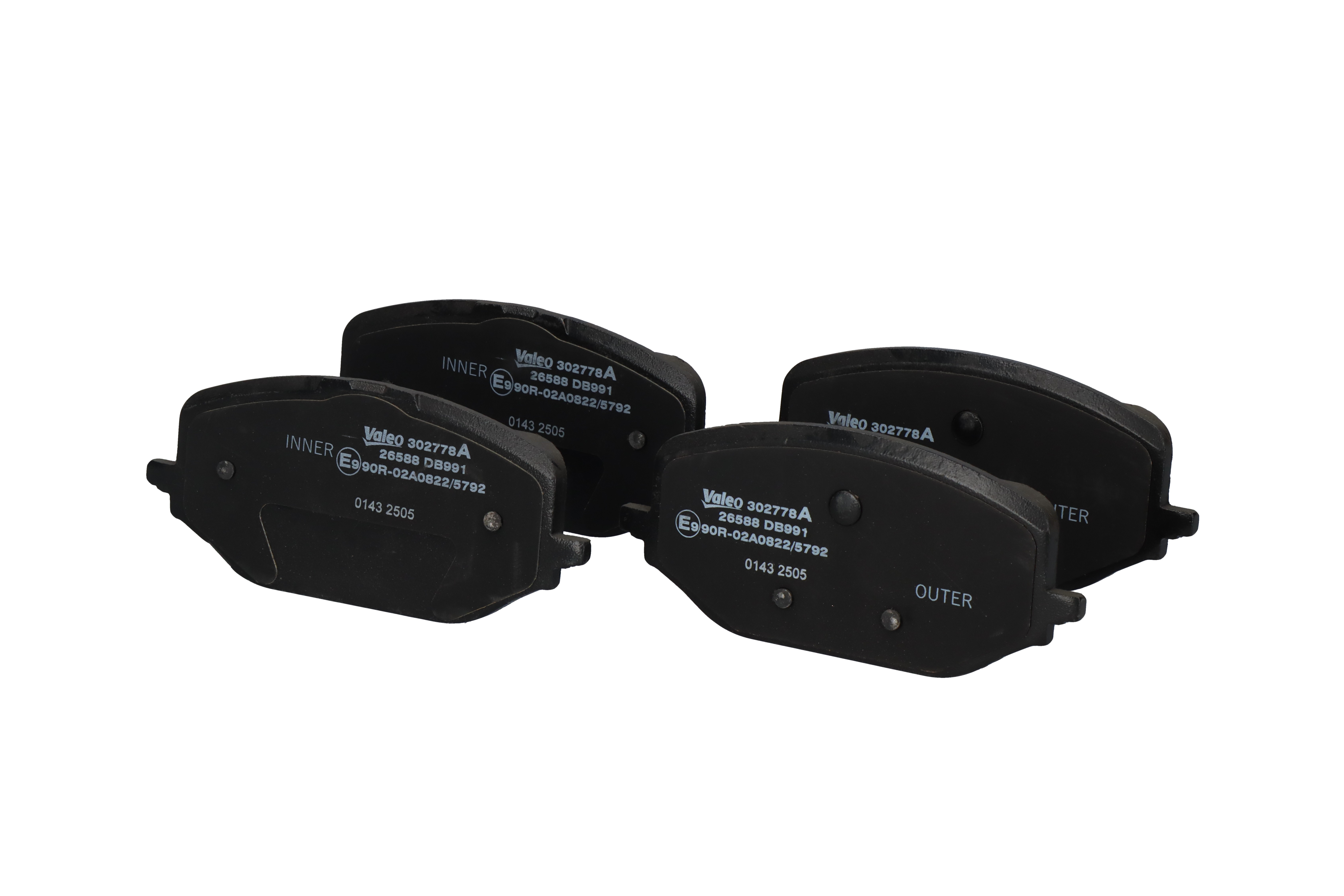 Plaquettes de frein VALEO 302778A