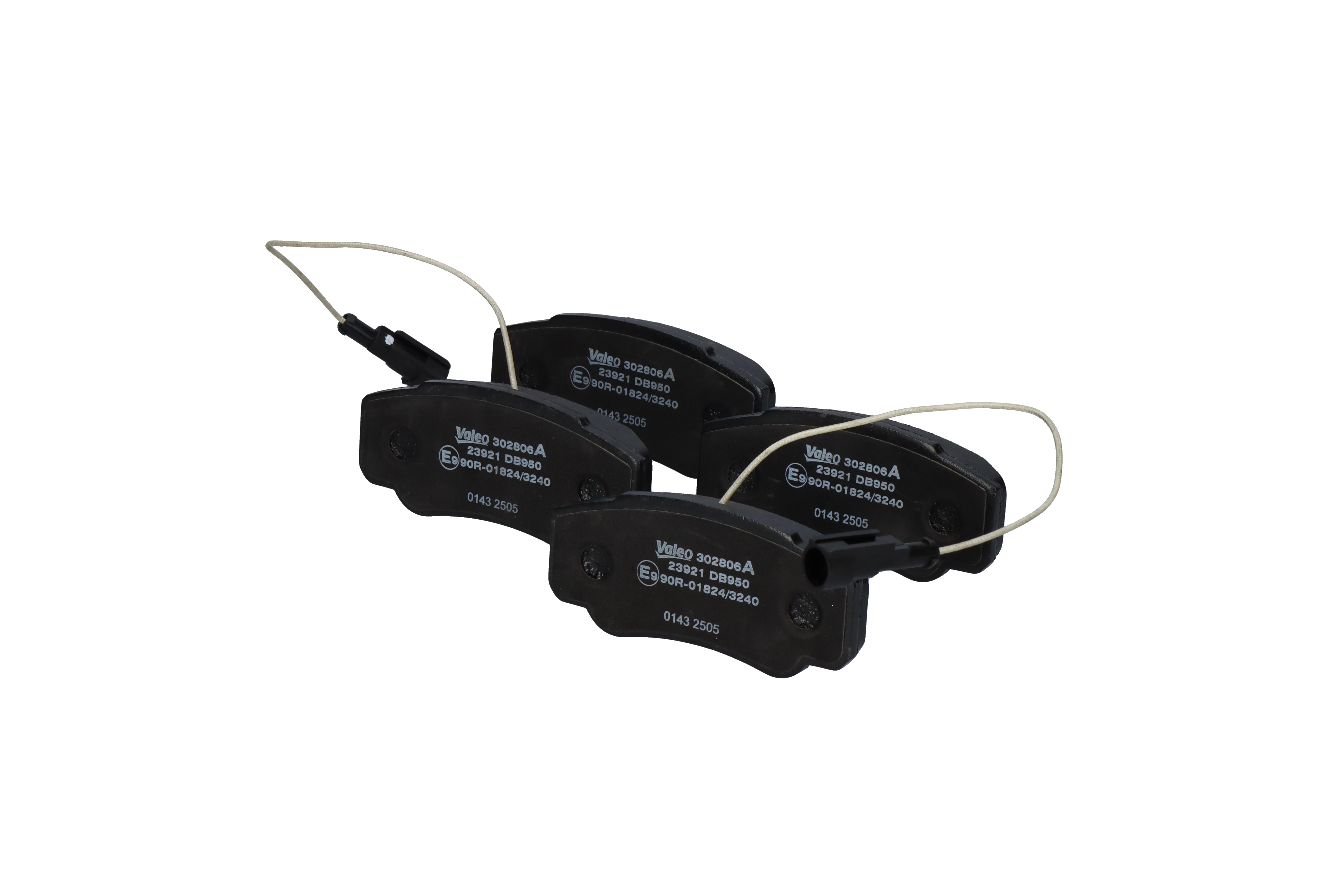 VALEO 302806A Bromsbeläggsats Cabstar (F24M, F24W) 35.14 DCI 3.0 (F24M) Diesel 137 hk 2008 pris