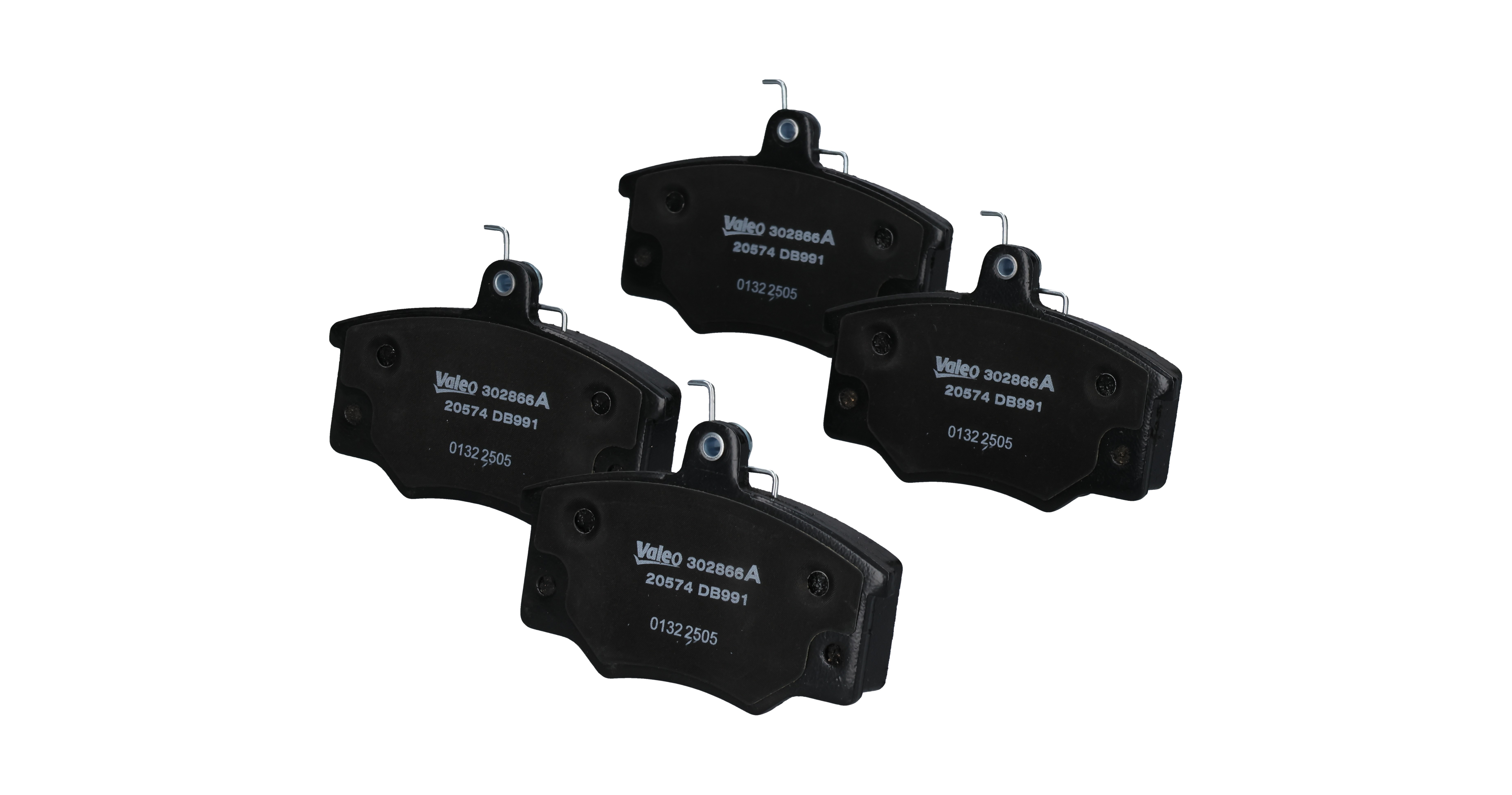 VALEO 302866A Тормозные колодки дисковые Audi 80 B2 1.6 TD Дизель 70 л.с. 1981