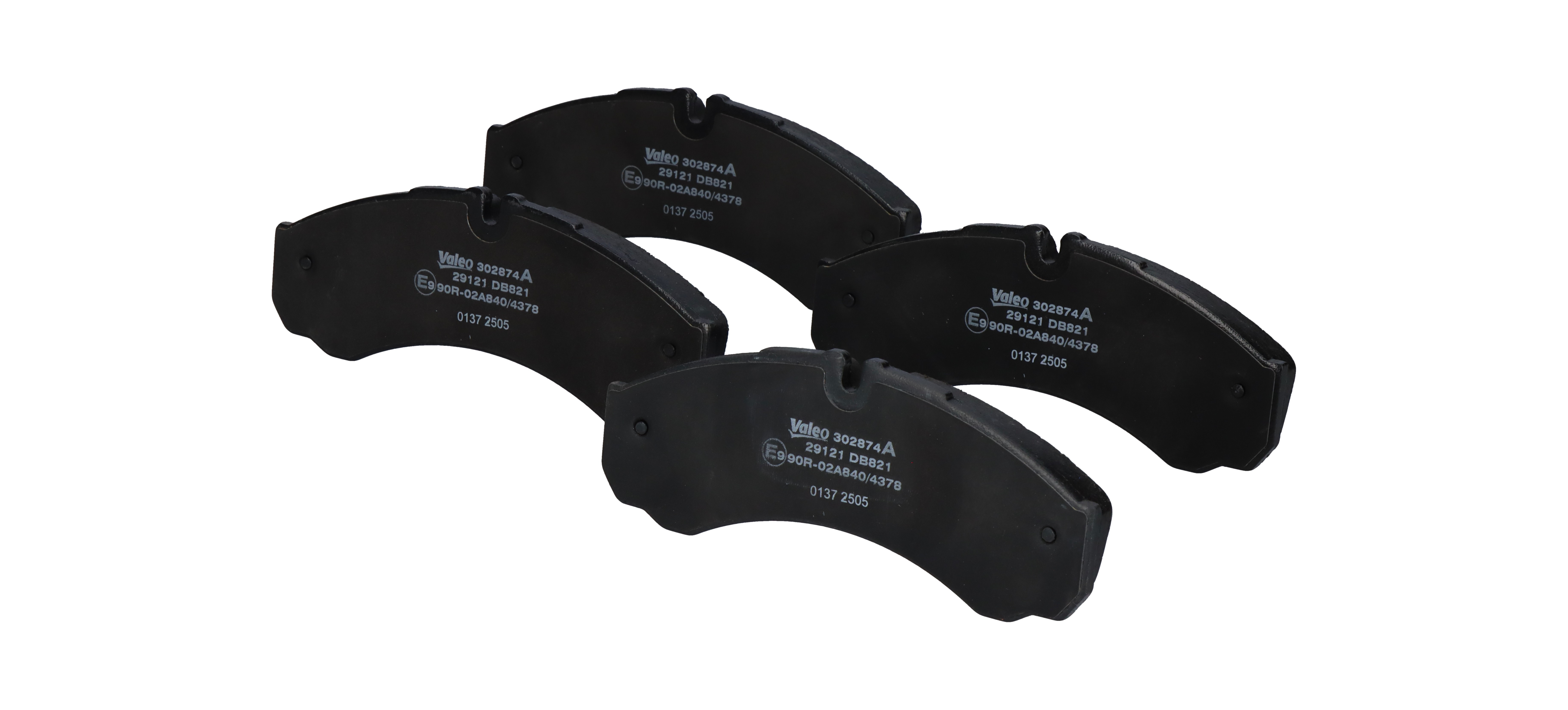 VALEO 302874A Stabdžių trinkelės Daily V Box Body / Estate 50C80E Electric elektr. 109 AG 2012