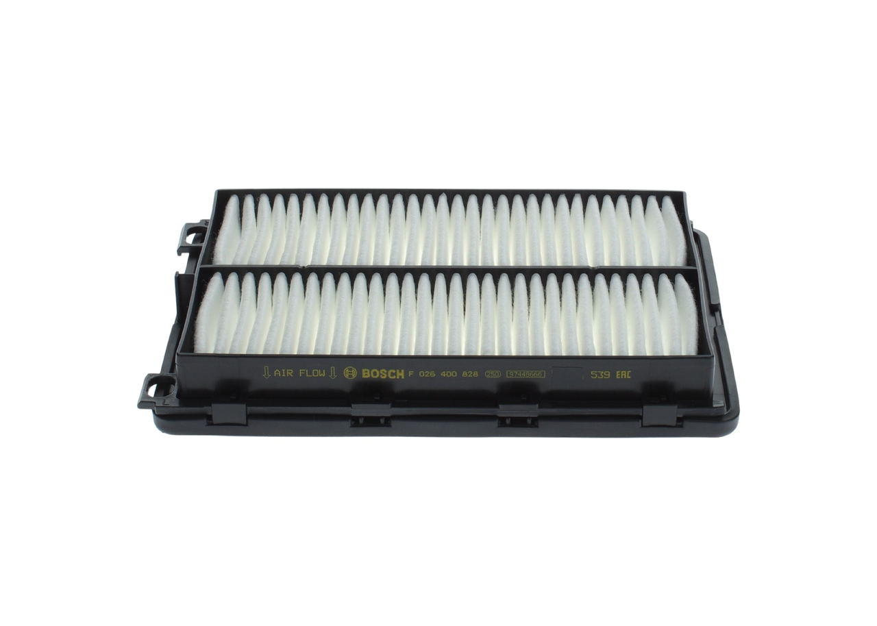 BOSCH F 026 400 828 Motorluftfilter HYUNDAI SONATA VI (YF) 2.4 Benzin 177 PS 2011
