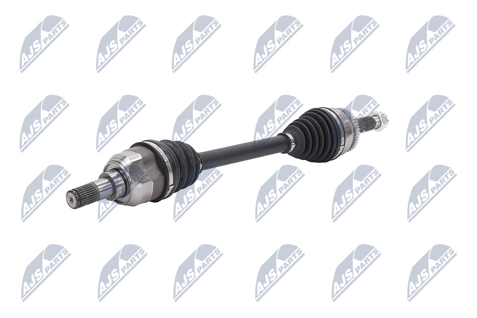 NTY NPW-HY-633 venstre foraksel, 647mm, manuelt gear