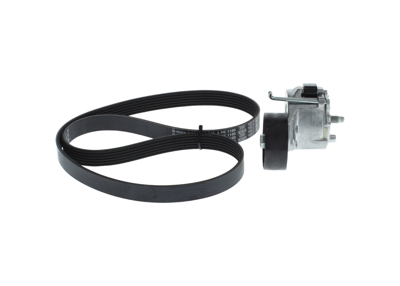 BOSCH 1 987 600 768 V formos rumbuotas diržas, komplektas FIAT PUNTO EVO (199) 1.3 D Multijet (199AXD1B, 199AXD1A, 199BXD1B, 199BXD1A,... dyzelinas 90 AG 2009