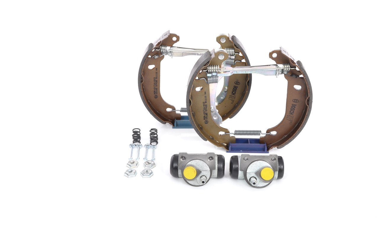 BOSCH 0 204 114 129 Drum brakes set Peugeot 206 2A/C 1.4 i Petrol 75 hp 2004 price